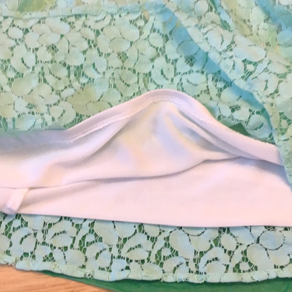 ☘️2/$10☘️Sale! Heart Soul mini/knee length mint green Med juniors lined dress - Picture 3 of 5